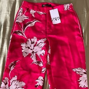 Floral Pattern Pants